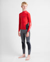 JUNIOR Rash Top (Long Sleeved) - RED