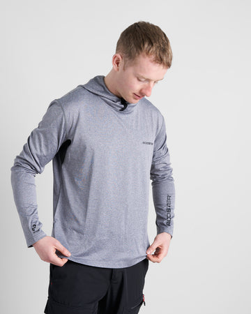 Hooded Quick Dry UVF 50+ Tech T-Shirt Long Sleeved Last Season Colours