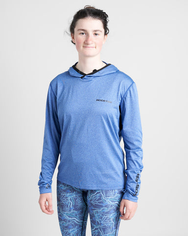 Hooded Quick Dry UVF 50+ Tech T-Shirt Long Sleeved